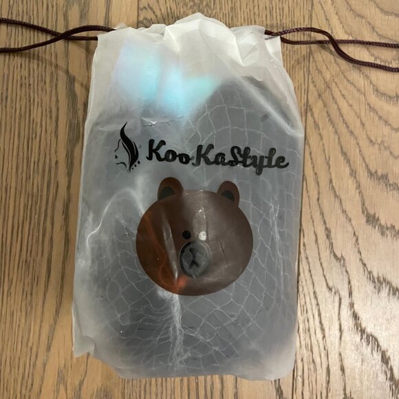 KooKaStyle Girls or Women Chocolate Brow Hair Extensions plus Zonon Hair Nets - Picture 3 of 7